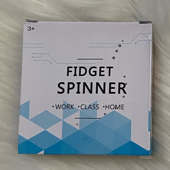 1 Blue Hand Spinner Fidget - Picture 4 of 4